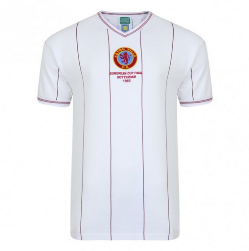 1982 Aston Villa Retro Away European Cup Final Soccer Jersey Shirt